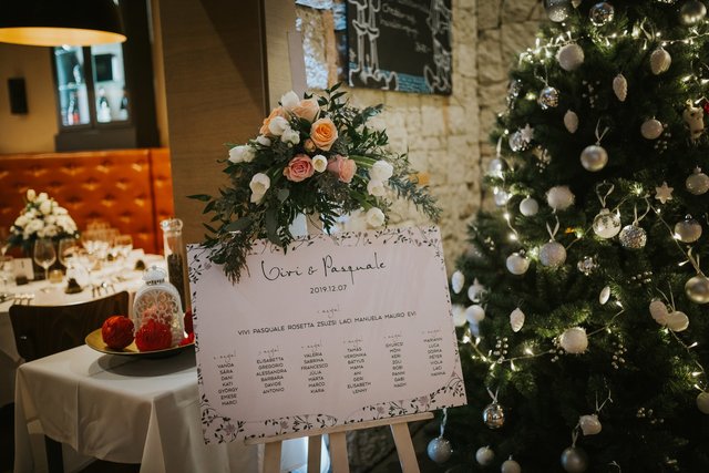 Téli esküvő dekoráció az Egri várban - Wedding decoration in winter